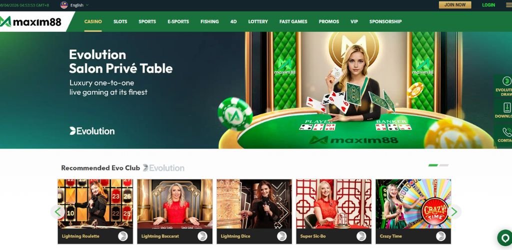 Maxim88 Live Casino Malaysia